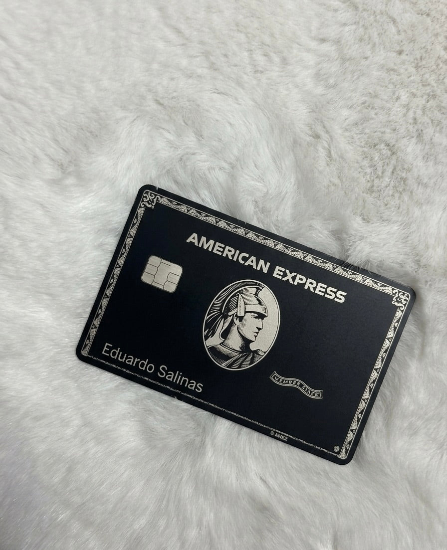 Tarjetas metálicas Personalizadas✨