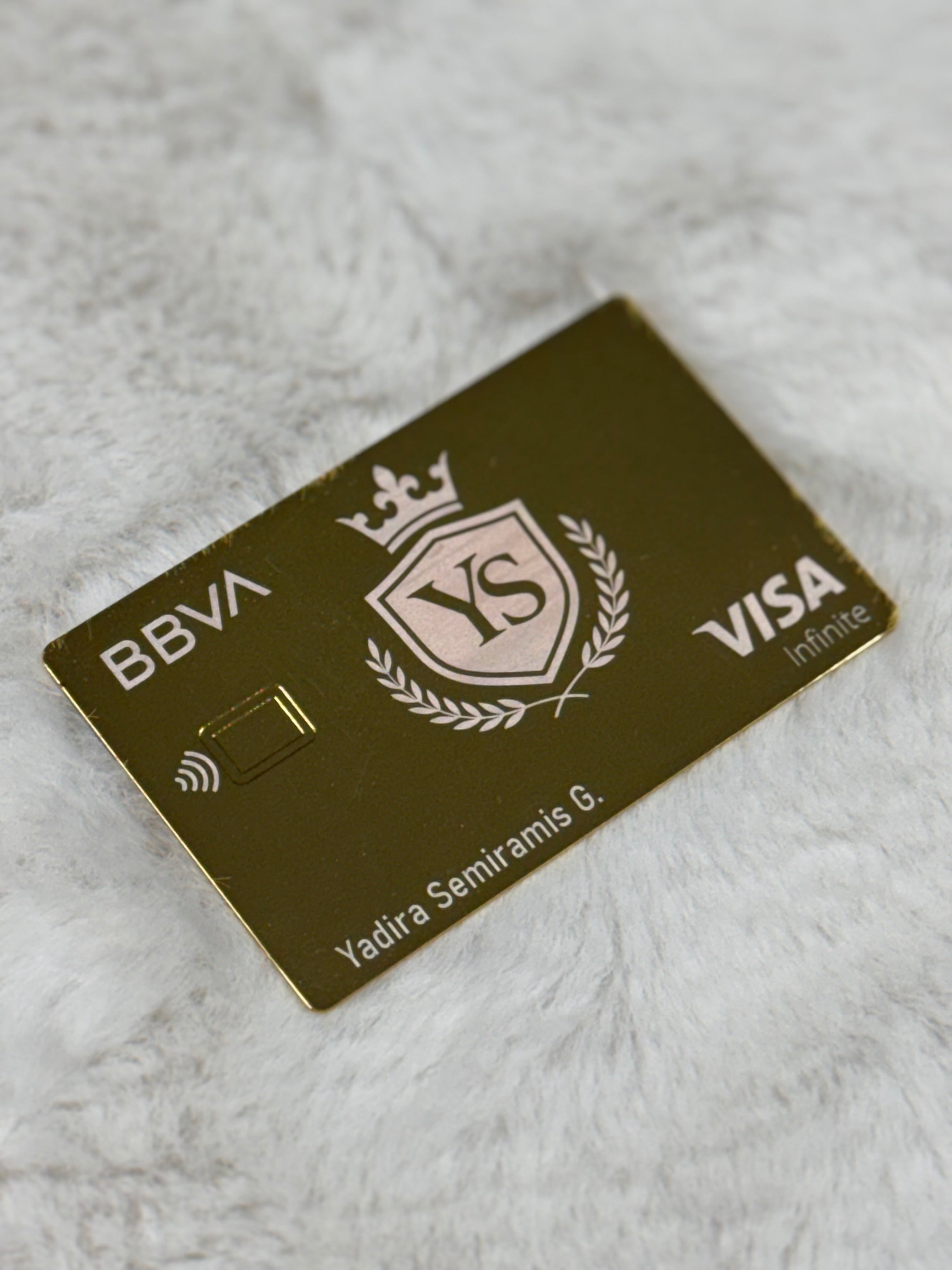 Tarjetas metálicas Personalizadas✨